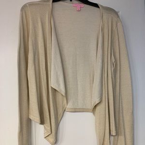 Lily Pulitzer gold sweater